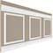 Ekena Millwork Wainscot Paneling Kit, Urethane, 94-1/2 in L, Factory Primed WPKUSQ011P040 - alternate 2